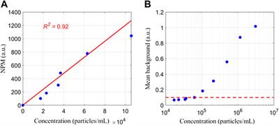 Convergence of illuminating beams suffering from scattering during the individual measurement of suspended particles